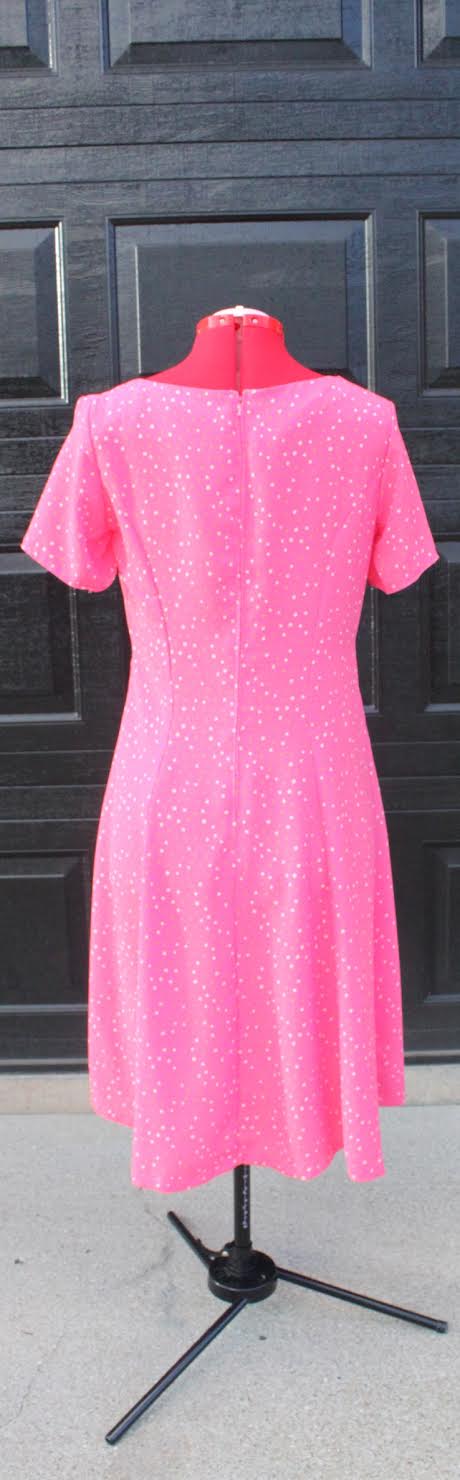50 JMA Designs Original Pink Polka Dot Dress