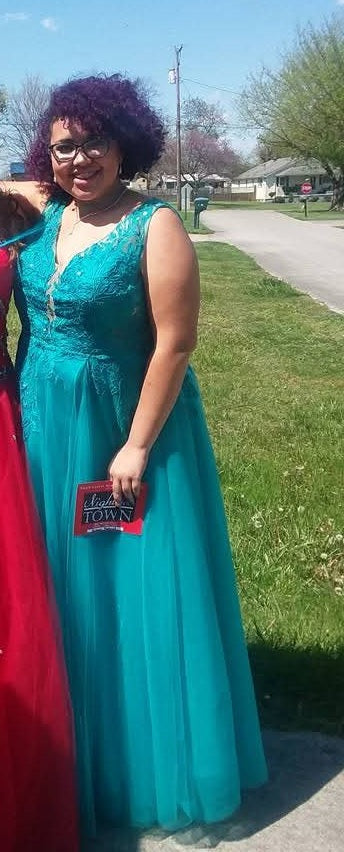 39 Sparkly Teal Dress
