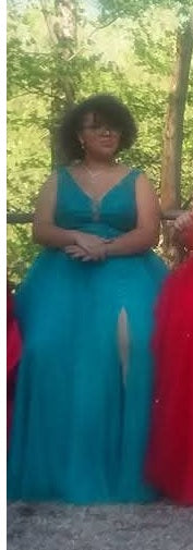 39 Sparkly Teal Dress