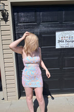 66 Short Iridescent Dress