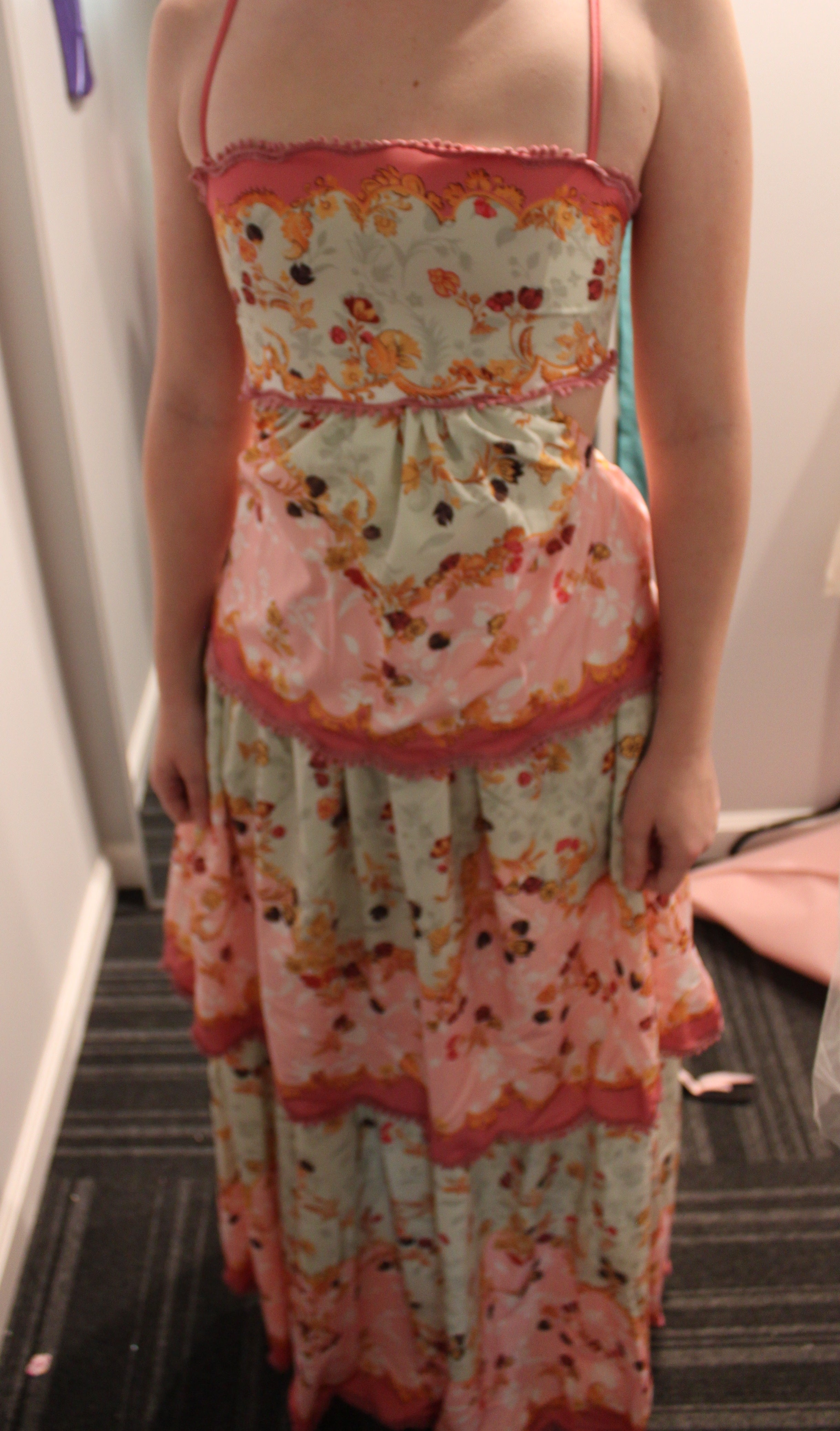 22 Layered Multi Colored Sun Dress