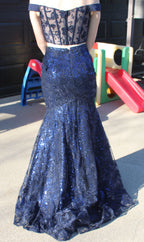 65 Navy Two-Piece