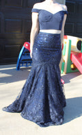 65 Navy Two-Piece