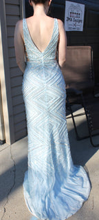 67 Baby Blue Sleeveless Dress