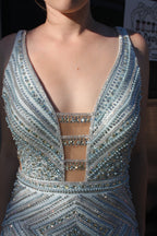 67 Baby Blue Sleeveless Dress