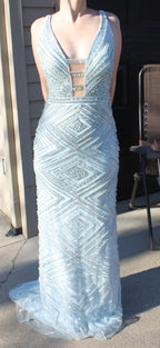 67 Baby Blue Sleeveless Dress