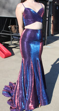 68 Galaxy Purple Two piece