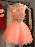 69 hot pink two-piece