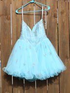 72 aqua cocktail dress