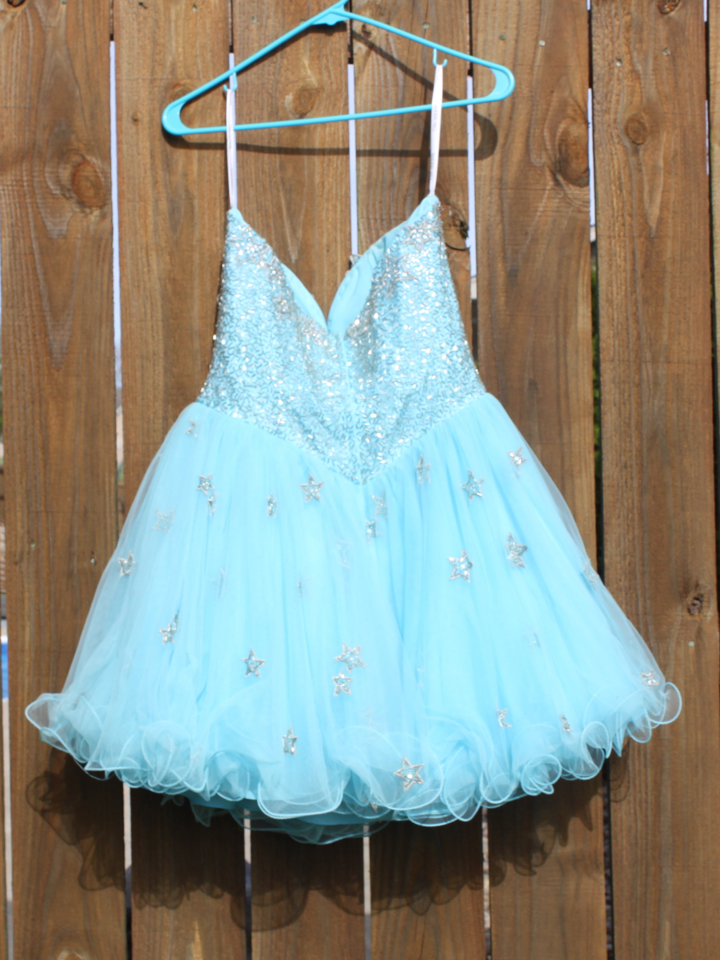72 aqua cocktail dress