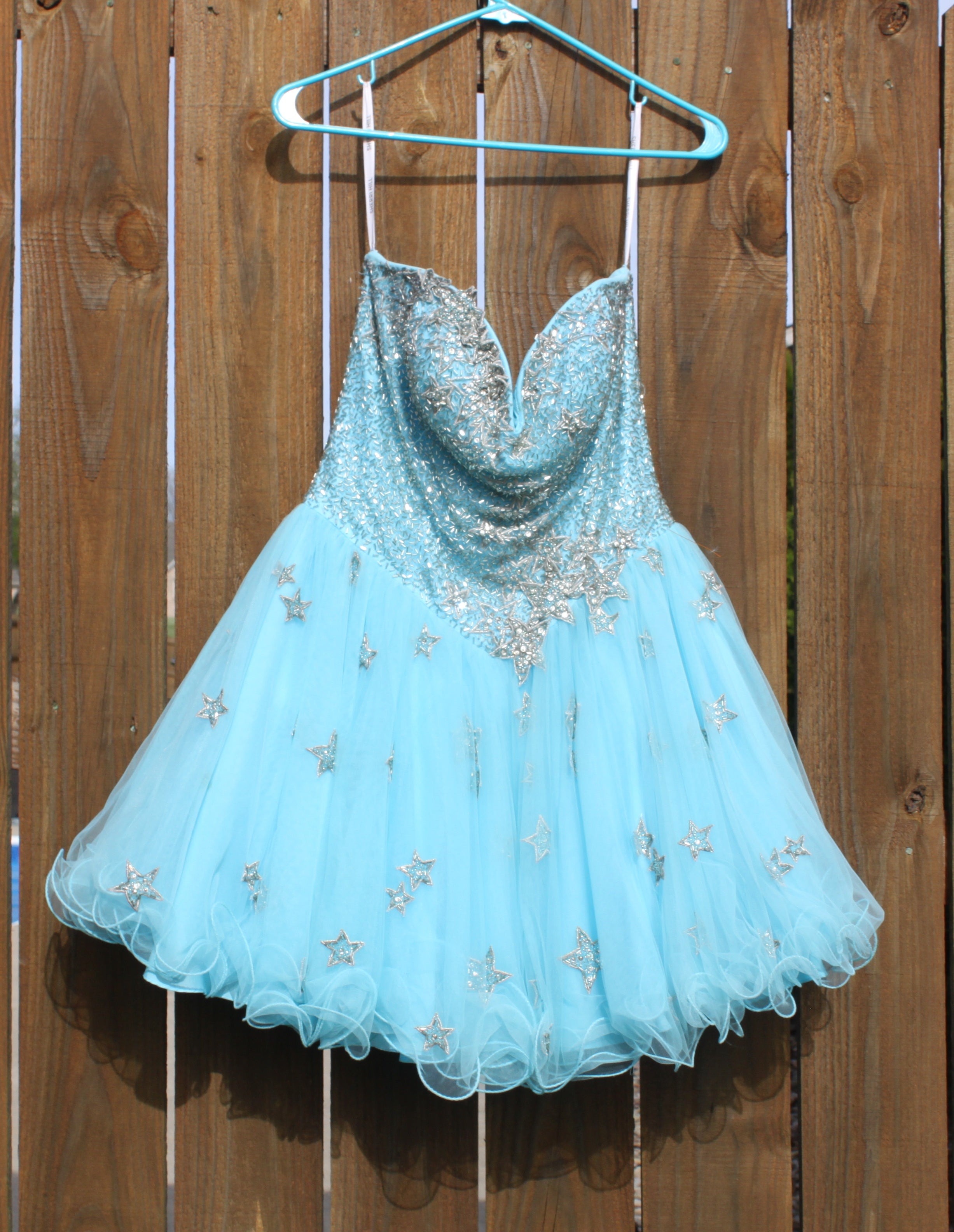 72 aqua cocktail dress