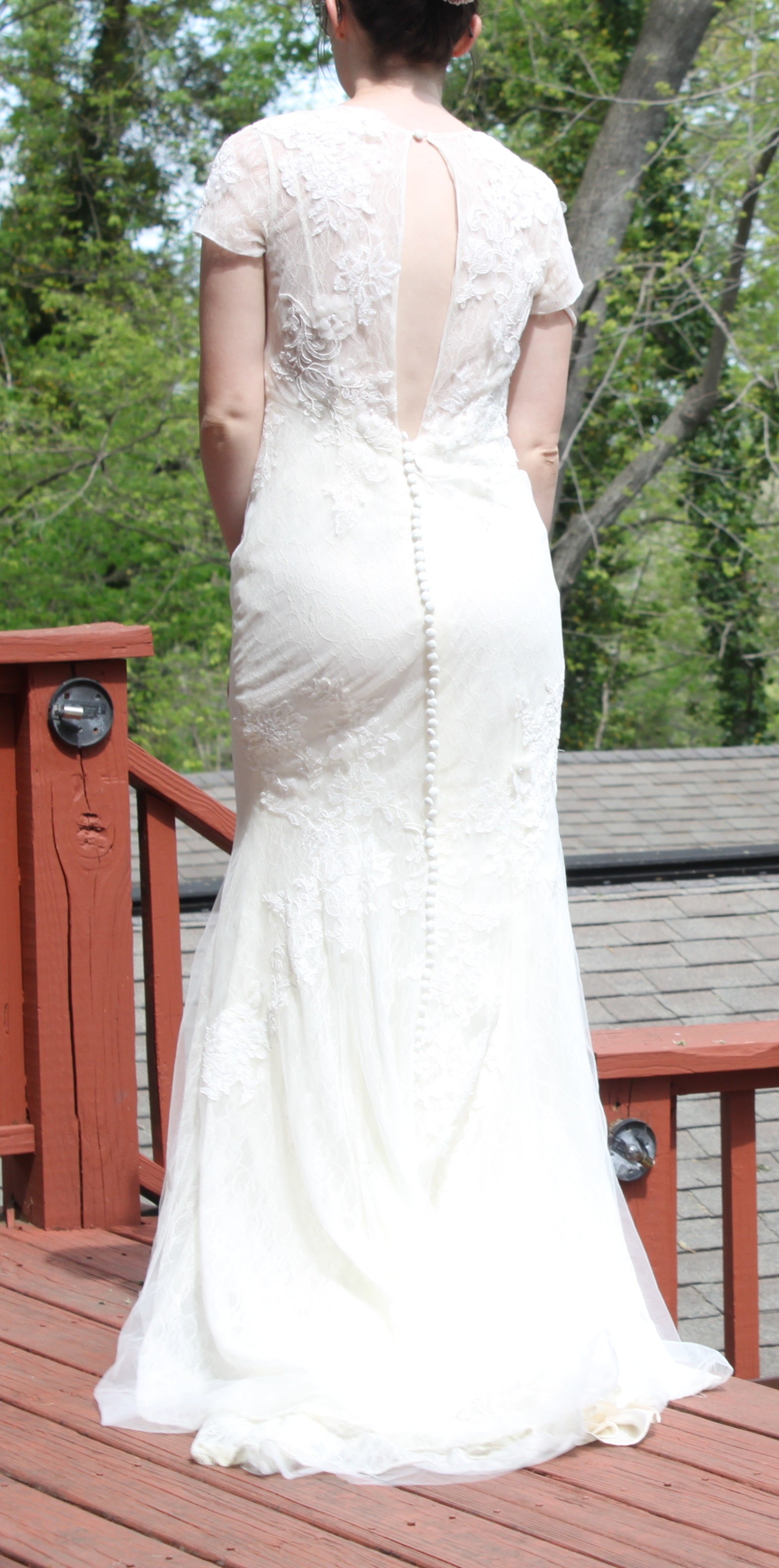 74 Lace wedding dress