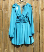 78 Blue-green dress