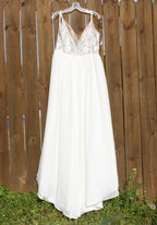 34 DB Studio Lace Applique Wedding Dress