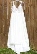 34 DB Studio Lace Applique Wedding Dress