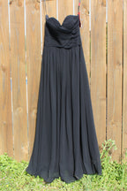 83 Black Strapless dress