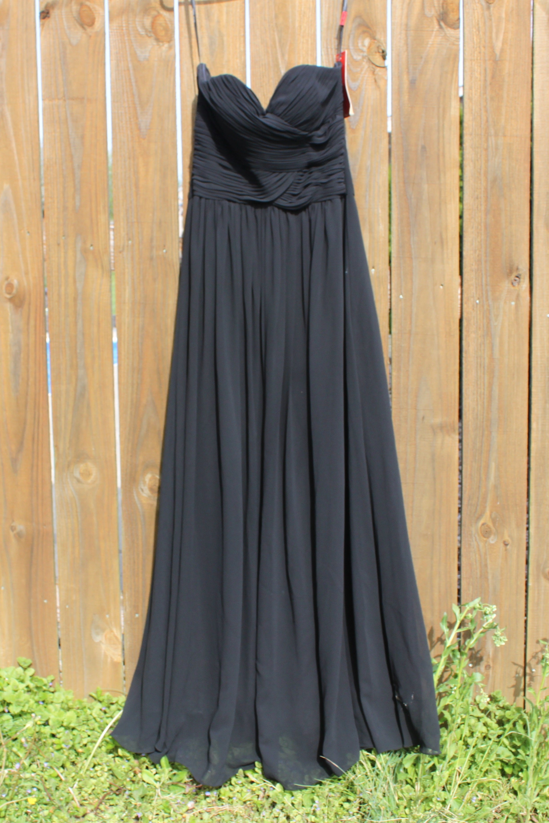 83 Black Strapless dress