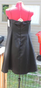 84 Black Spaghetti Strap Cocktail dress