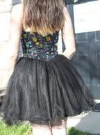 88 Sparkly short black dress