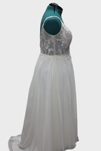 34 DB Studio Lace Applique Wedding Dress
