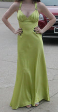 42 Lime Floor Length Empress Gown