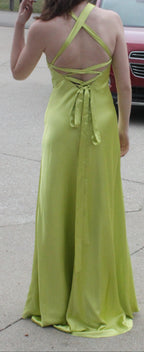 42 Lime Floor Length Empress Gown