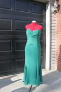 51 Emerald Strapless Mermaid Gown