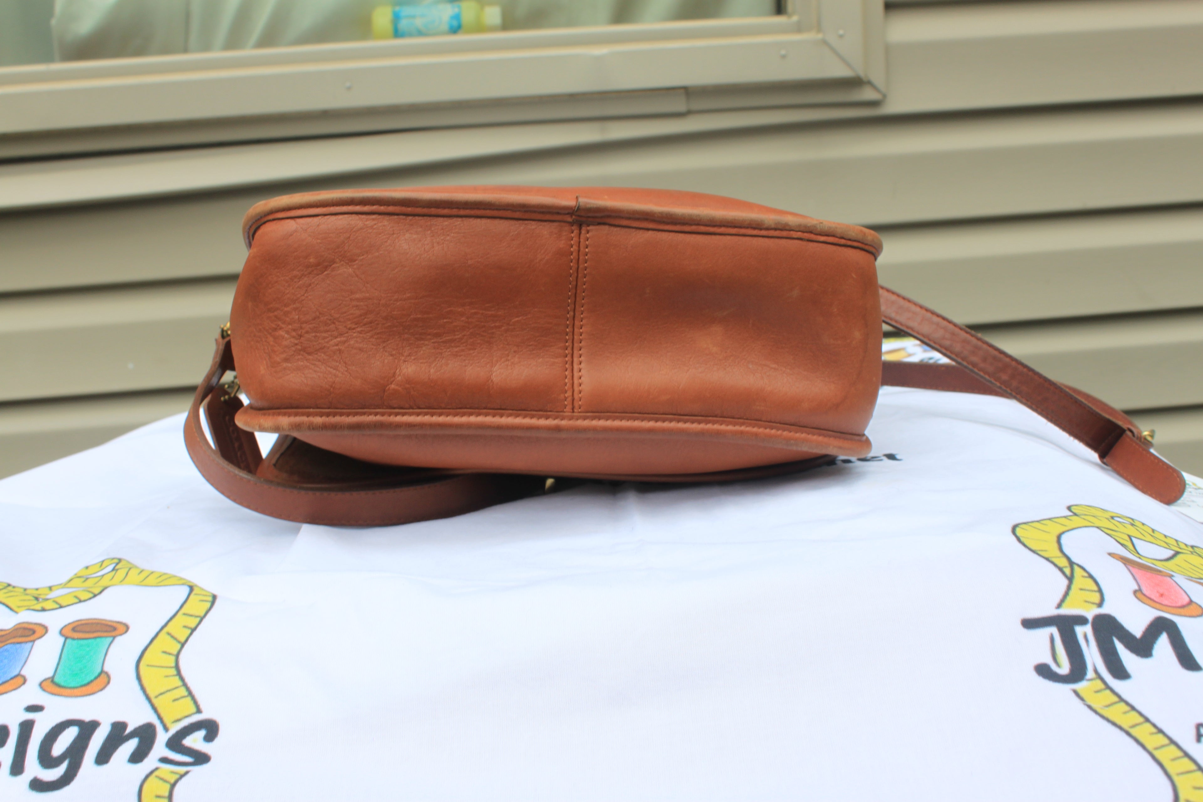 B08 Vintage Coach 1986 Brown Bag