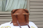 B03 Brown Leather Shoulder Bag
