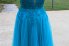39 Sparkly Teal Dress