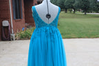 39 Sparkly Teal Dress