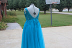 39 Sparkly Teal Dress