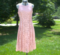 100 Lacey Blush Pink Dress