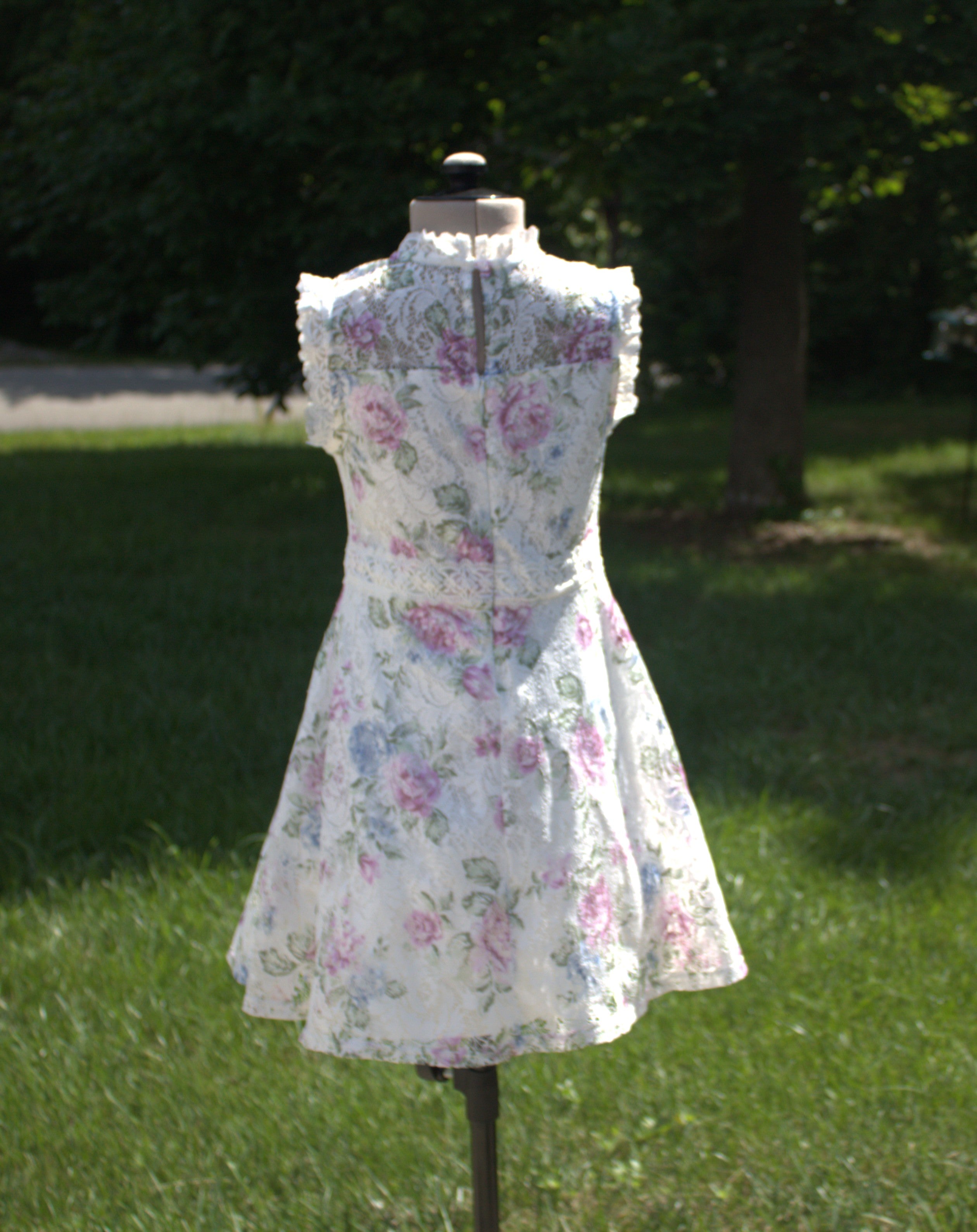 102 Lace Floral Kids Dress