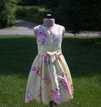 103 Yellow Peony Kids Dress