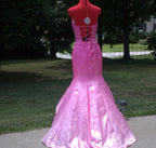 55 Ombre Beaded Blush Gown