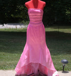 55 Ombre Beaded Blush Gown