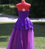 57 Barbie Inspired Indigo Layered Gown