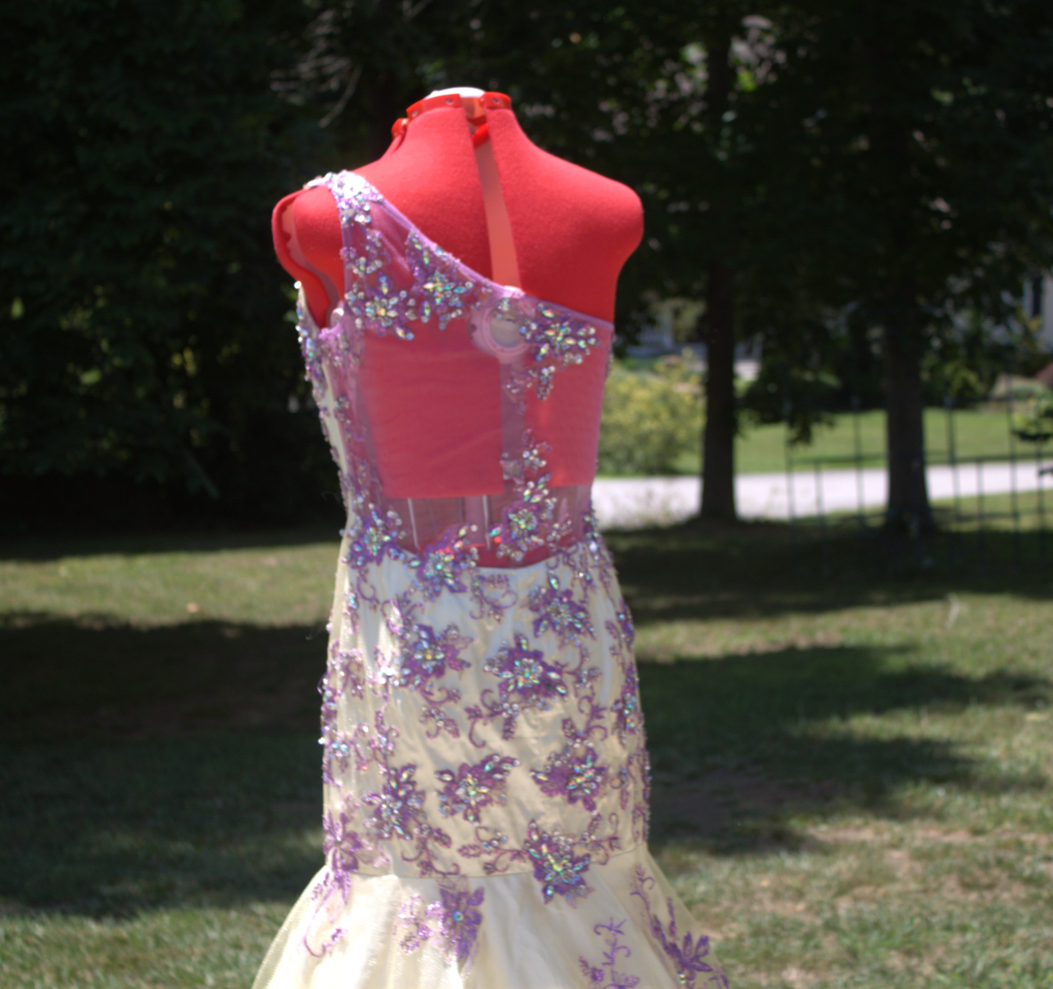60 Lavender fishtail Gown