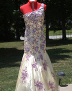 60 Lavender fishtail Gown