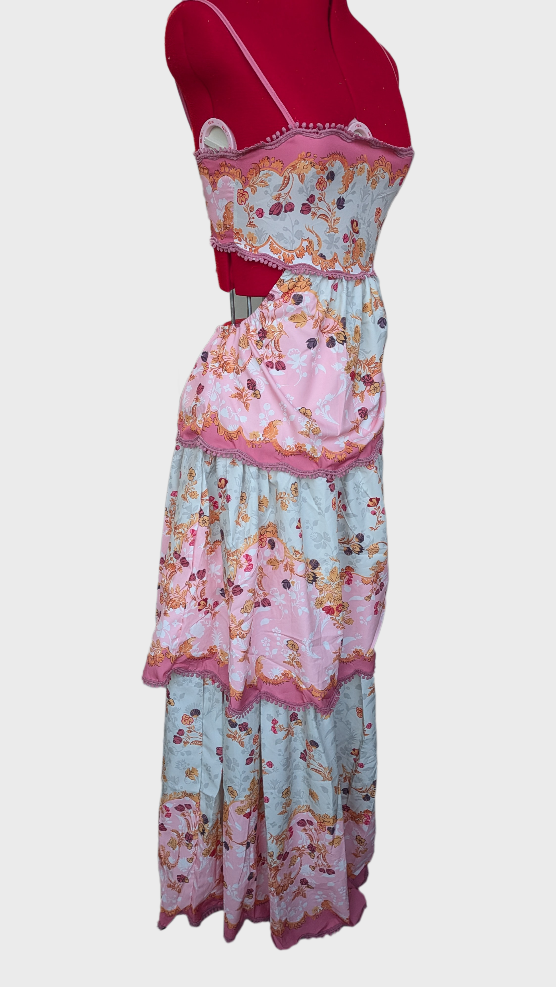 22 Layered Multi Colored Sun Dress