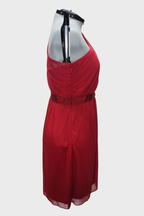 30 One Shoulder Short Red