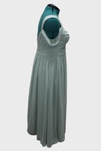 32 Sage Green Tank Top Shoulder Bridesmaid Dress