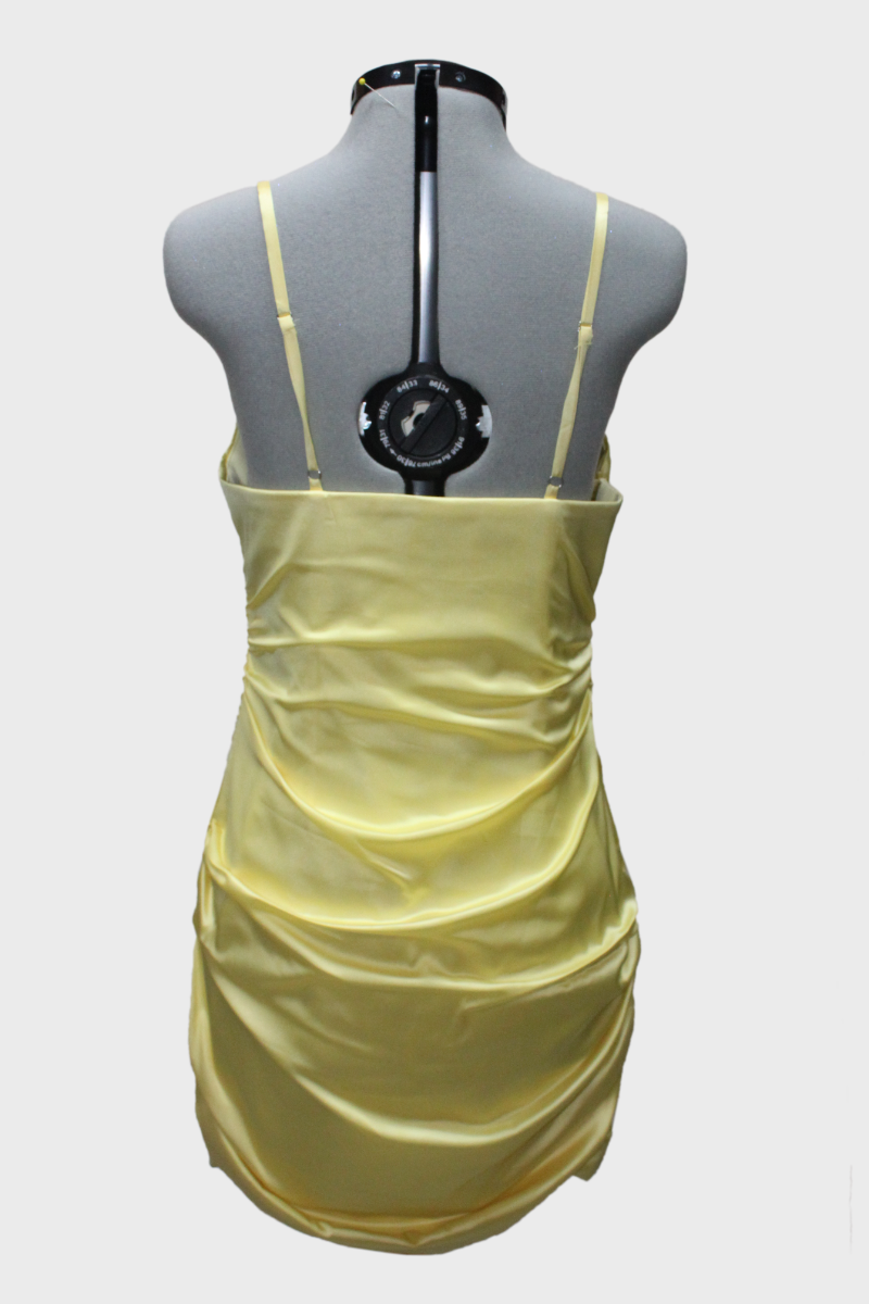 28 Yellow Tank Top Party Dress