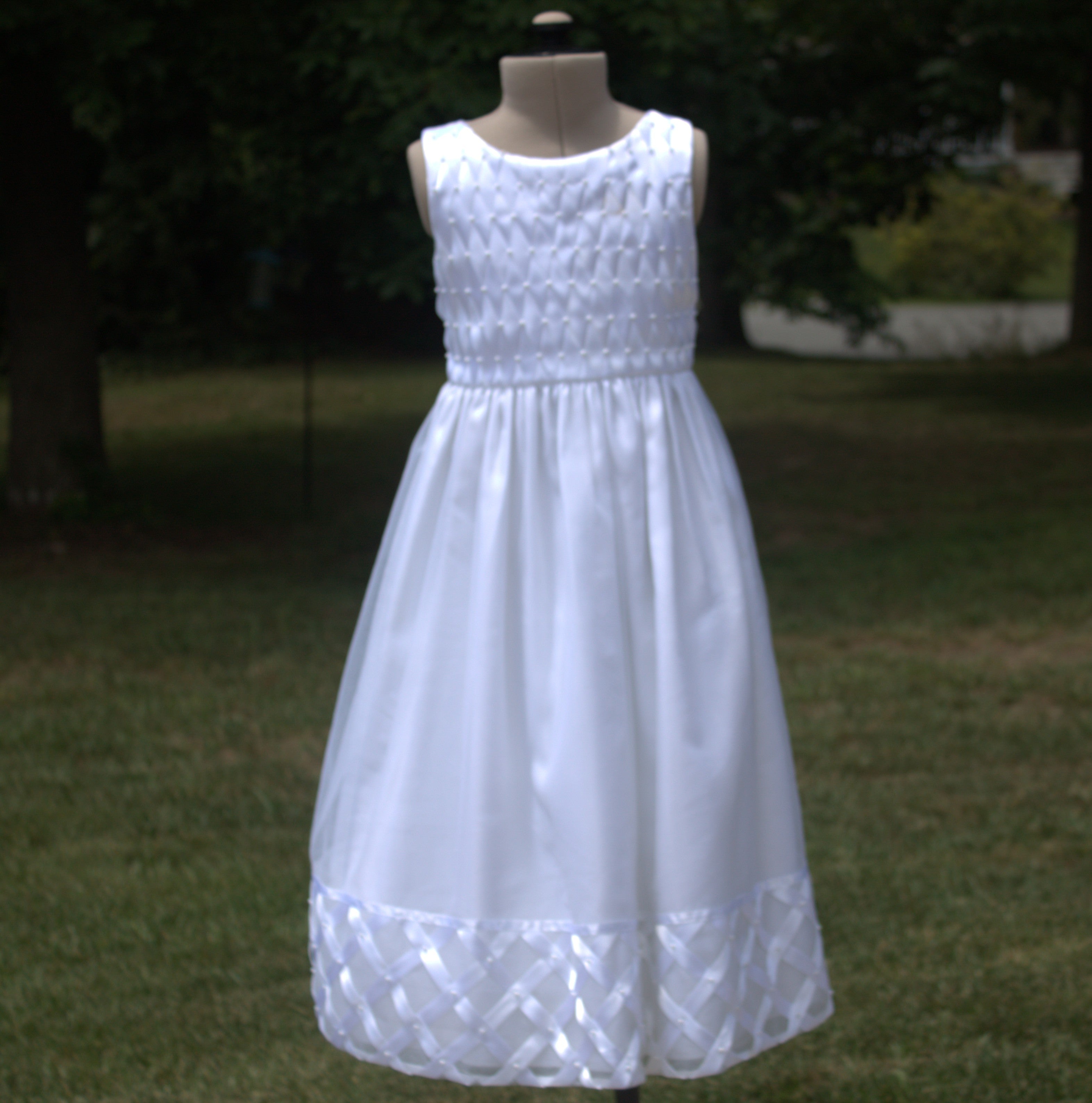 107 Pearl True White Kids Dress