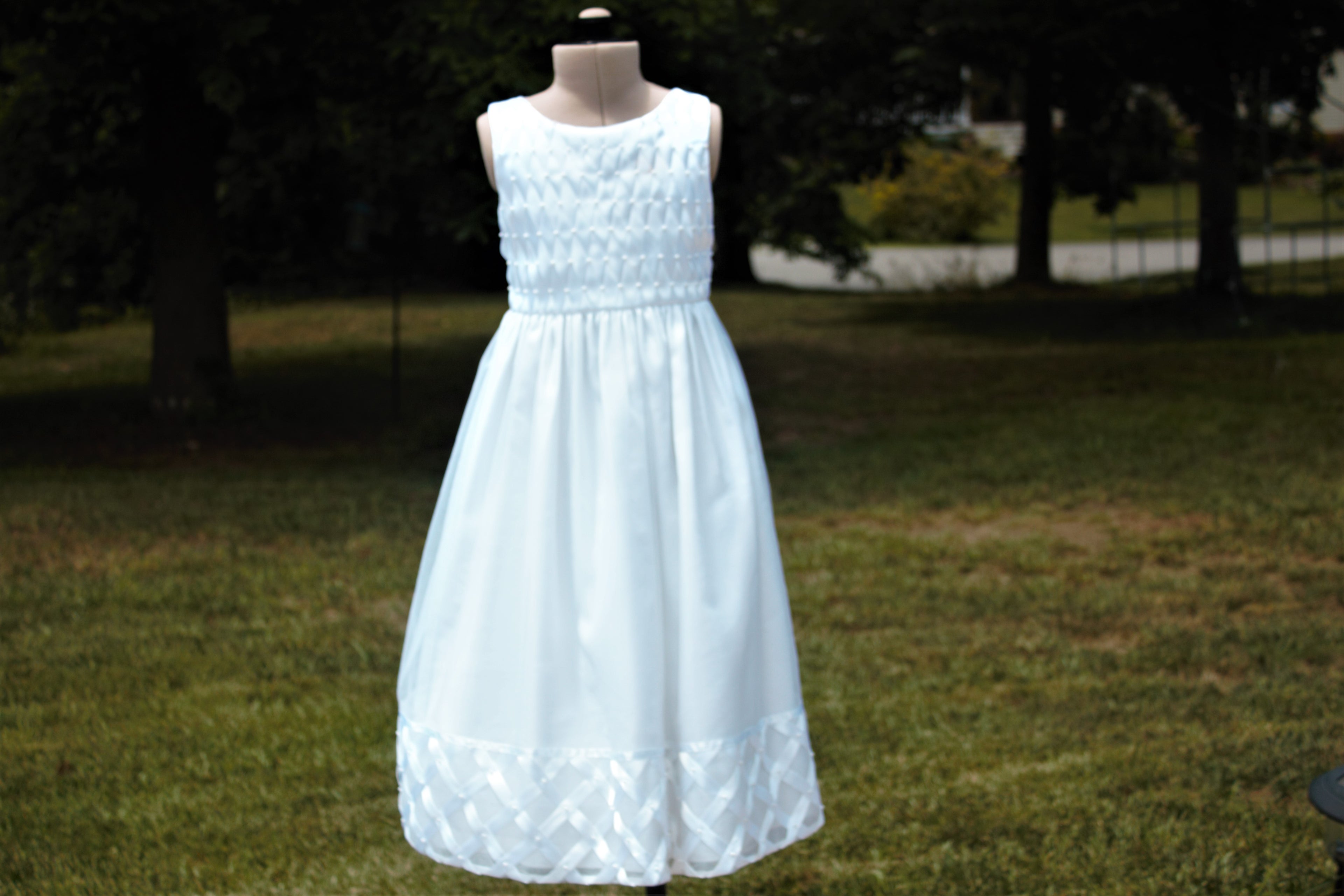 107 Pearl True White Kids Dress