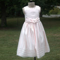 108 Light Pink flower girl dress