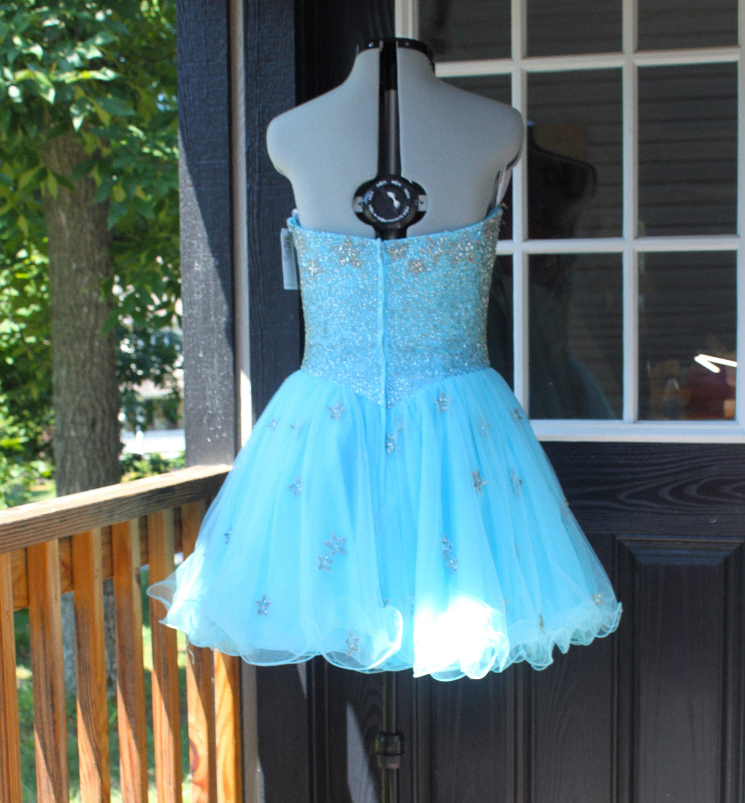 72 aqua cocktail dress