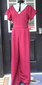82 crimson red jumpsuit