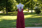 97 Maroon Spaghetti Strap